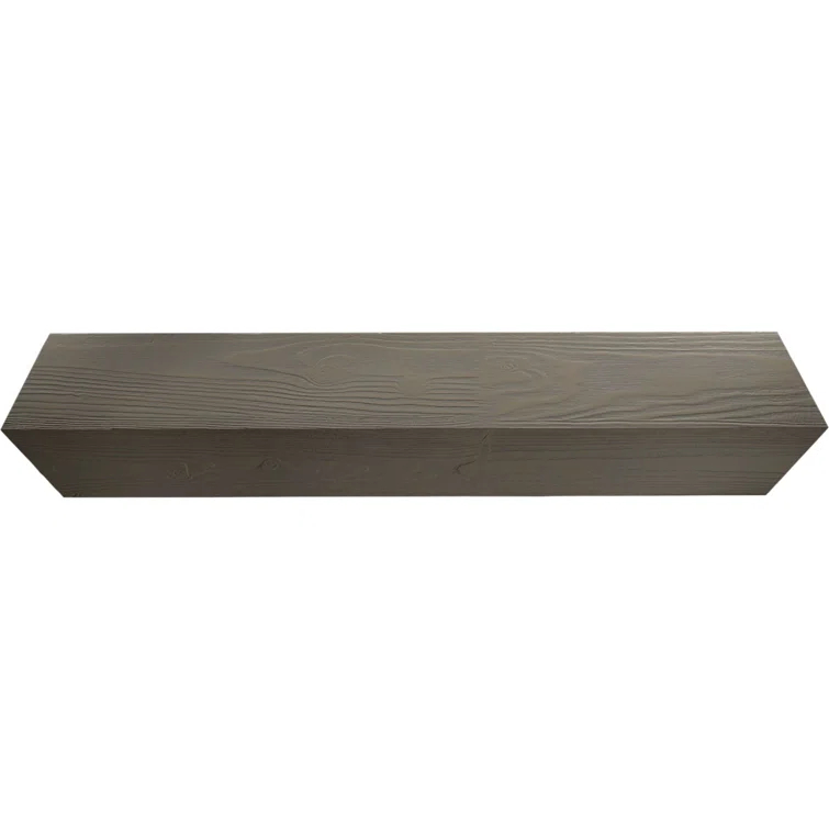 Sandblasted Endurathane Faux Wood 3-Sided Ceiling Beam (U-beam)