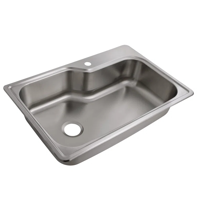 33" L x 22" W Drop-In Kitchen Sink