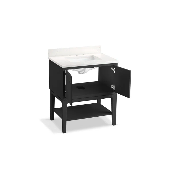 Seagrove By Studio McGee 30 in. Bathroom Vanity Cabinet With Sink And Quartz Top