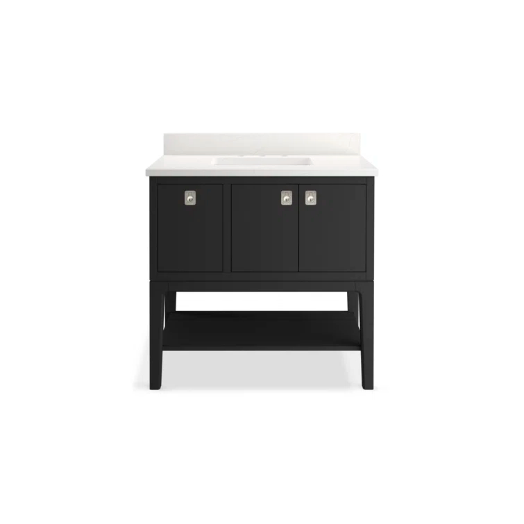 Seagrove By Studio McGee 36 in. Bathroom Vanity Cabinet With Sink And Quartz Top