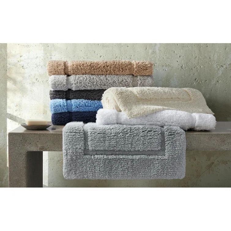Small Linen Cotton Bath Rug