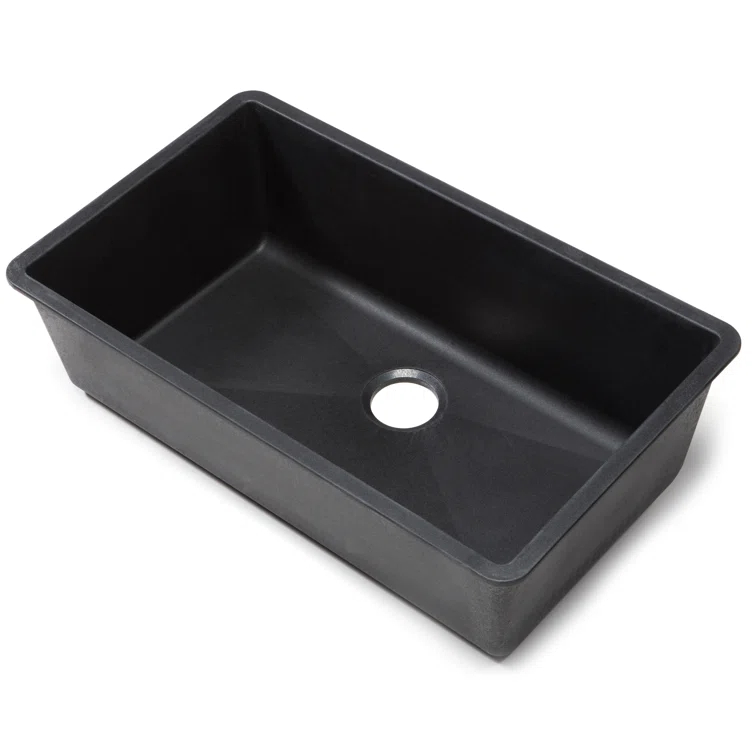 Precis SILGRANIT 32" L X 19" W Super Single Undermount Kitchen SInk