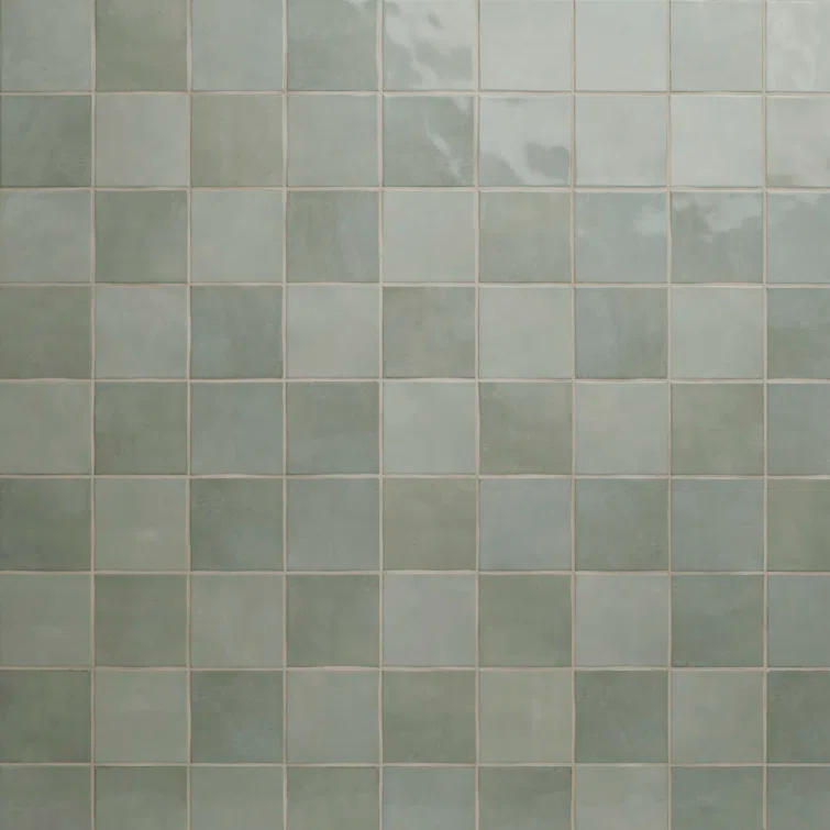 Renzo 5" x 5" Glossy Ceramic Wall Tile