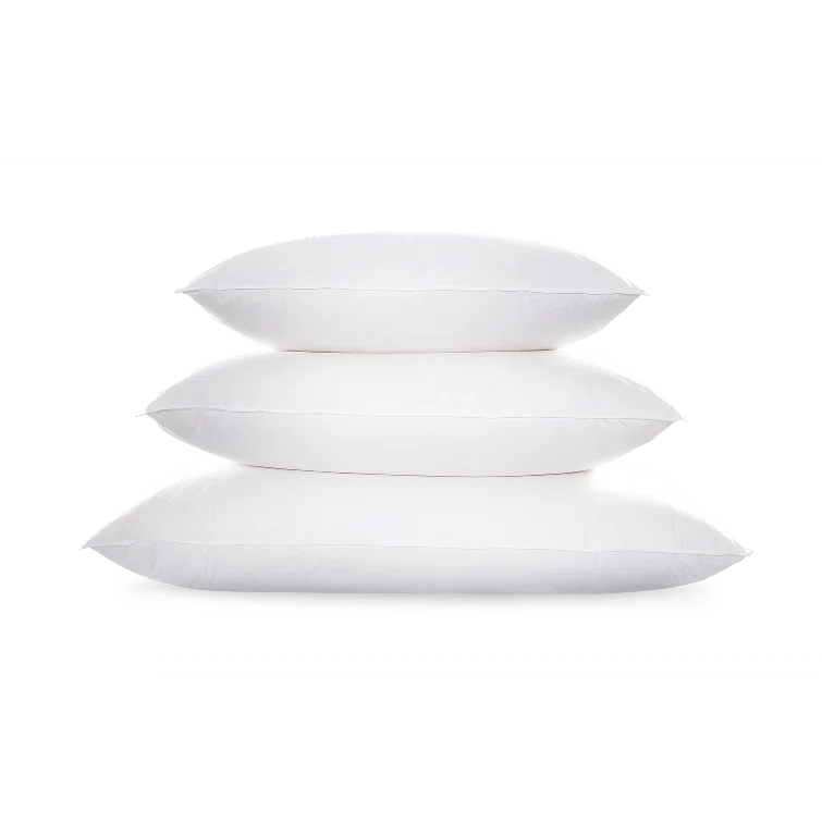 Standard White Cotton Percale Duck Down Pillow