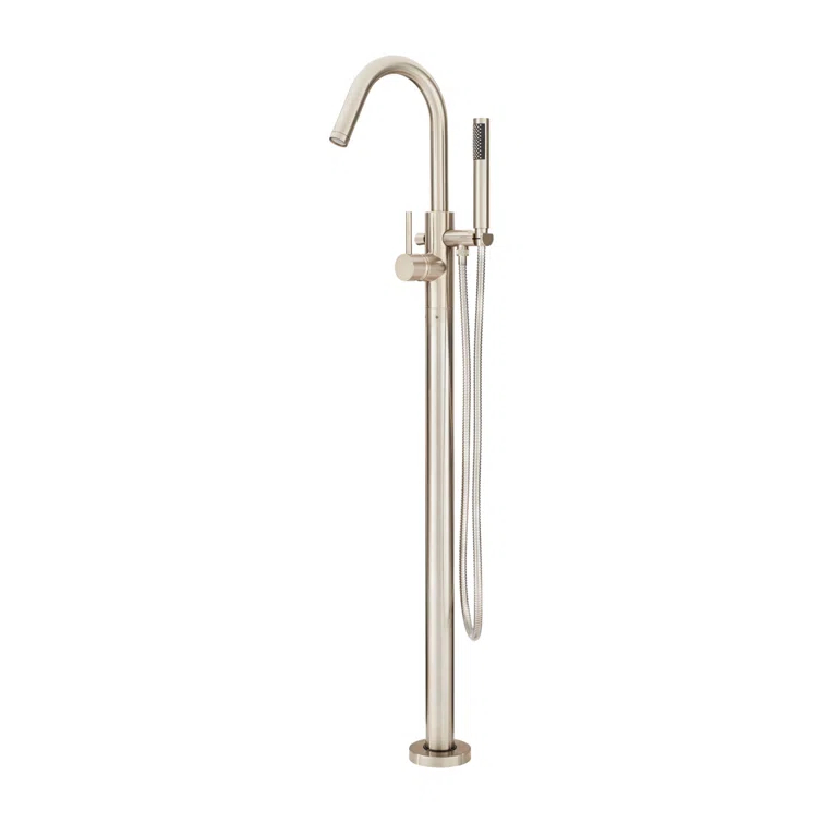 Single Handle Floor Mounted Freestanding Tub Filler Trim