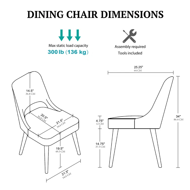 Nola Upholstered Dining Side Chairs with Cutout Back Design