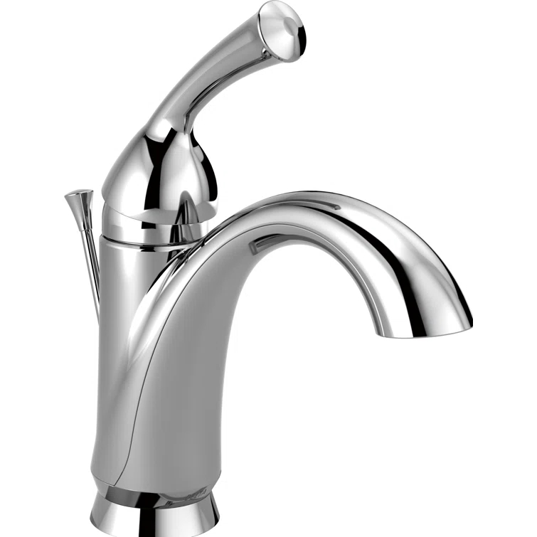 Haywood Single Hole Bathroom Faucet with Drain Assembly, Single Handle Bathroom Sink Faucet