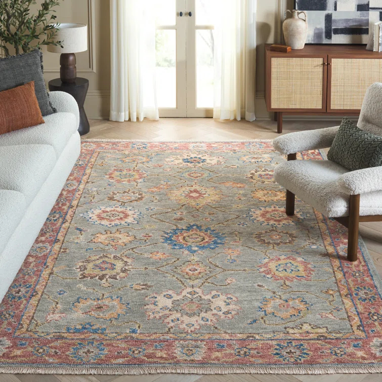 Samarkand Hand Knotted Wool Oriental Rug