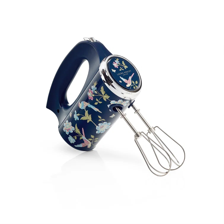 VQ - Laura Ashley 5-Speed 300-Watt Hand Mixer - Elveden Navy