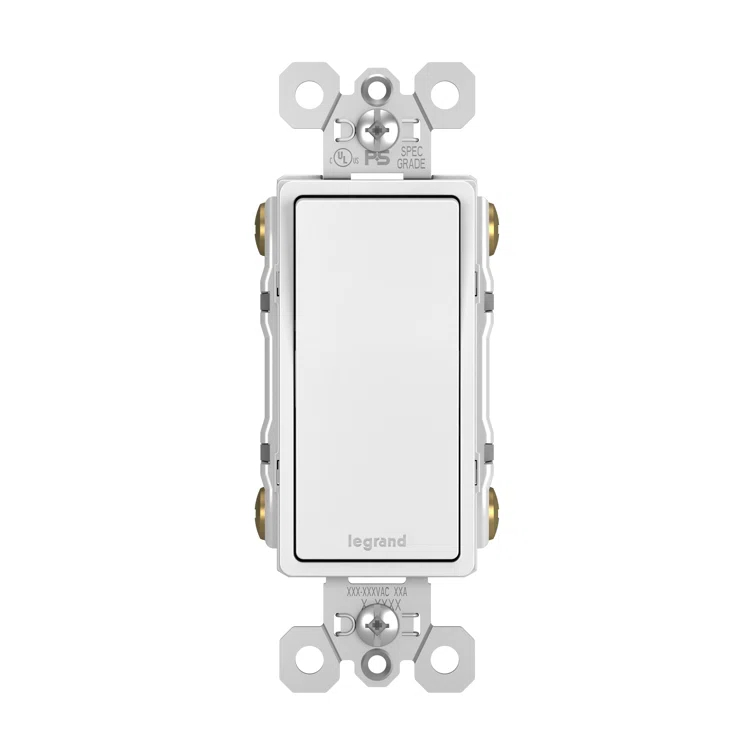 Radiant 15-Amp 4-Way Decorator Rocker Light Switch