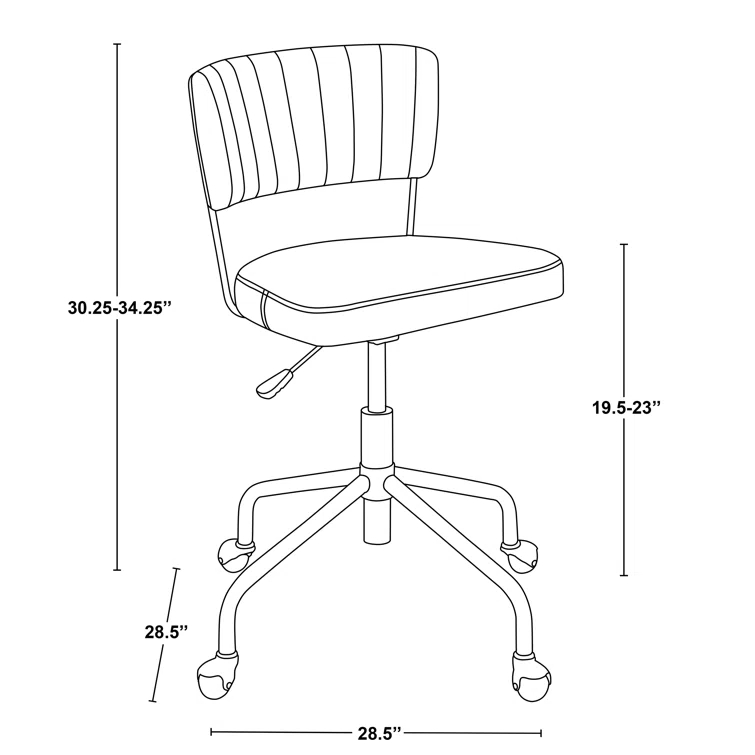 Danielburnham Velvet Task Chair