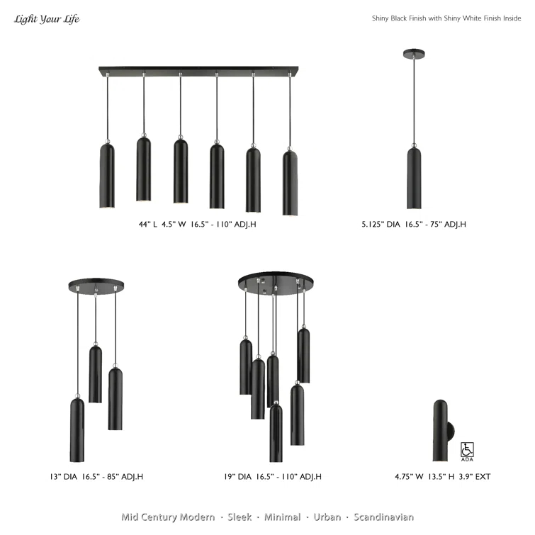 Hanne Single Light Metal Dimmable Pendant