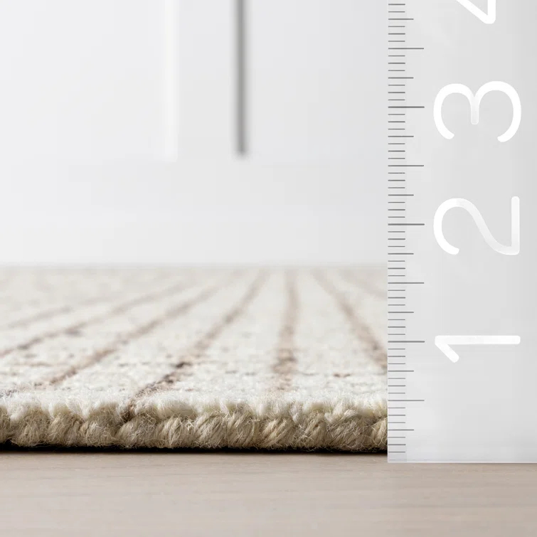 Arvin Olano x Rugs USA Melrose Checked Wool Area Rug