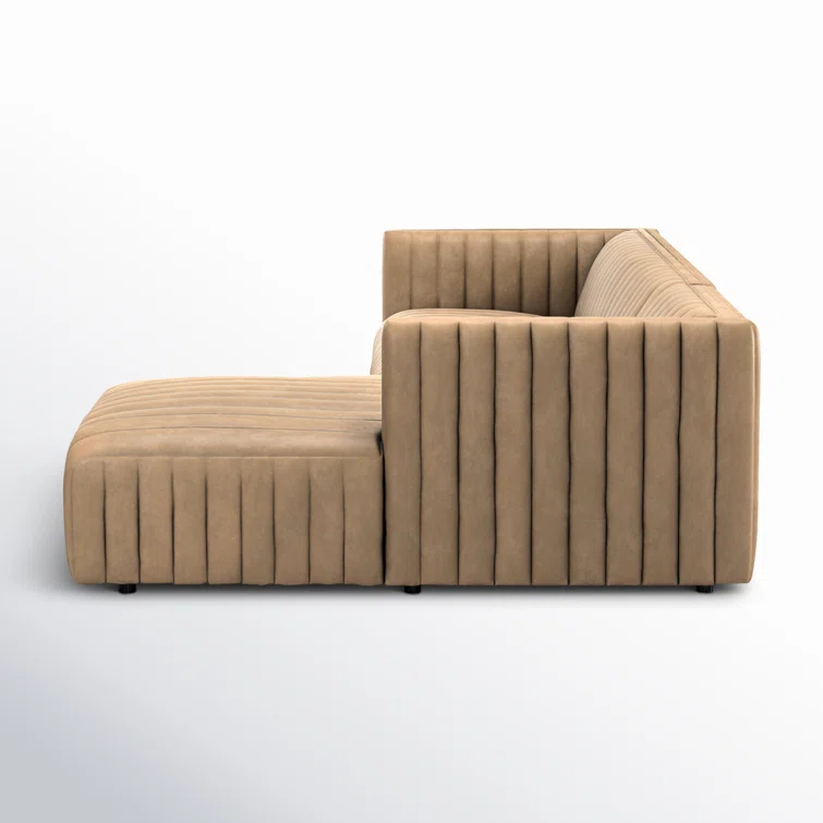 Brandt 2 - Piece Leather Chaise L-Sectional