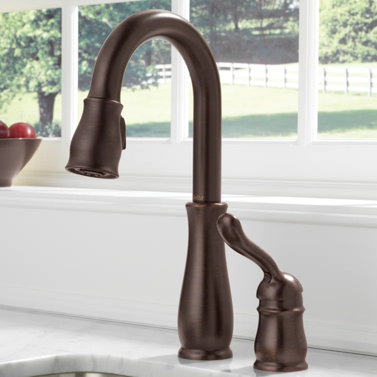 Leland Pull Down Bar Faucet With Accessories