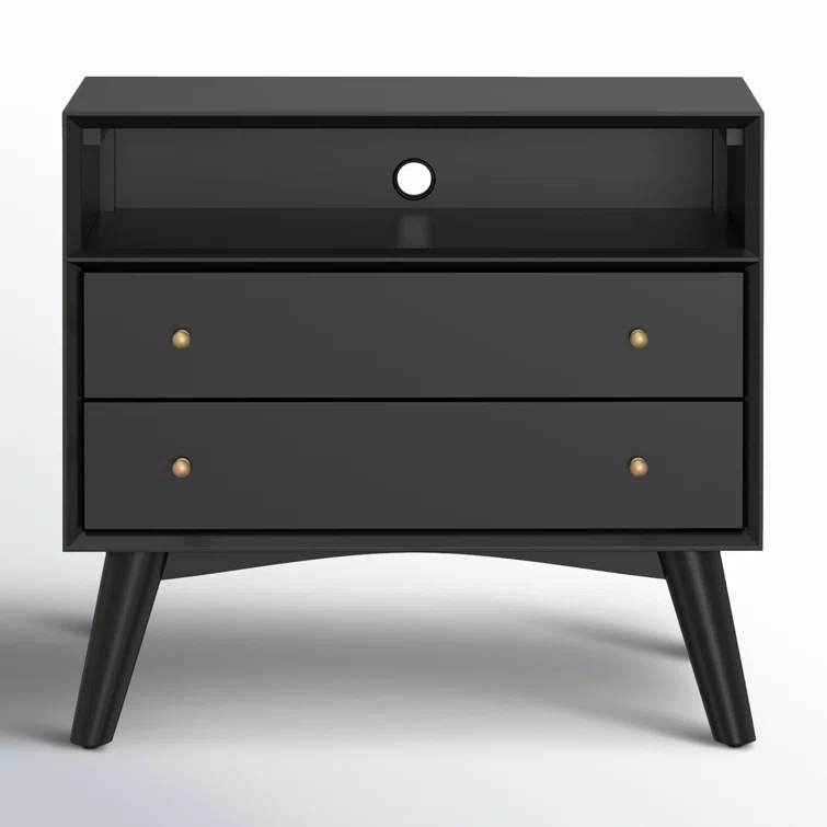 Williams 2-Drawer Nightstand with Shelf