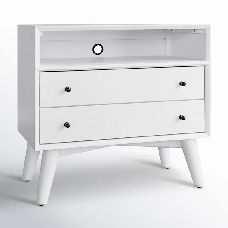 Williams 2-Drawer Nightstand with Shelf