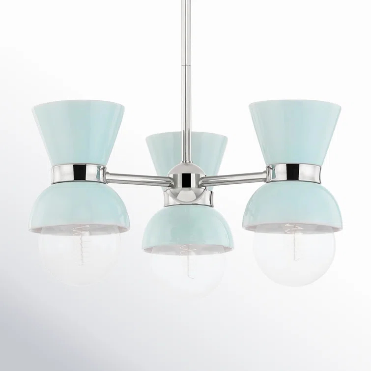 Gertrude 3 Light Metal Dimmable Sputnik Chandelier
