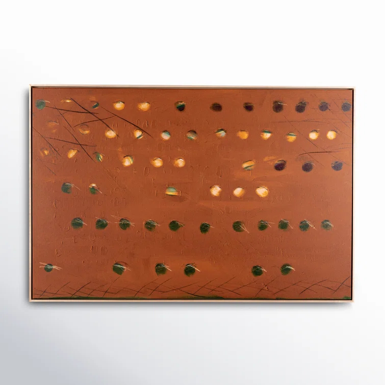 X Spot Rust Wall Art by Jamie Beckwith - 36" x 24"