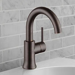 Trinsic Single Hole Bathroom Faucet with Drain Assembly, Single Handle Bathroom Sink Faucet