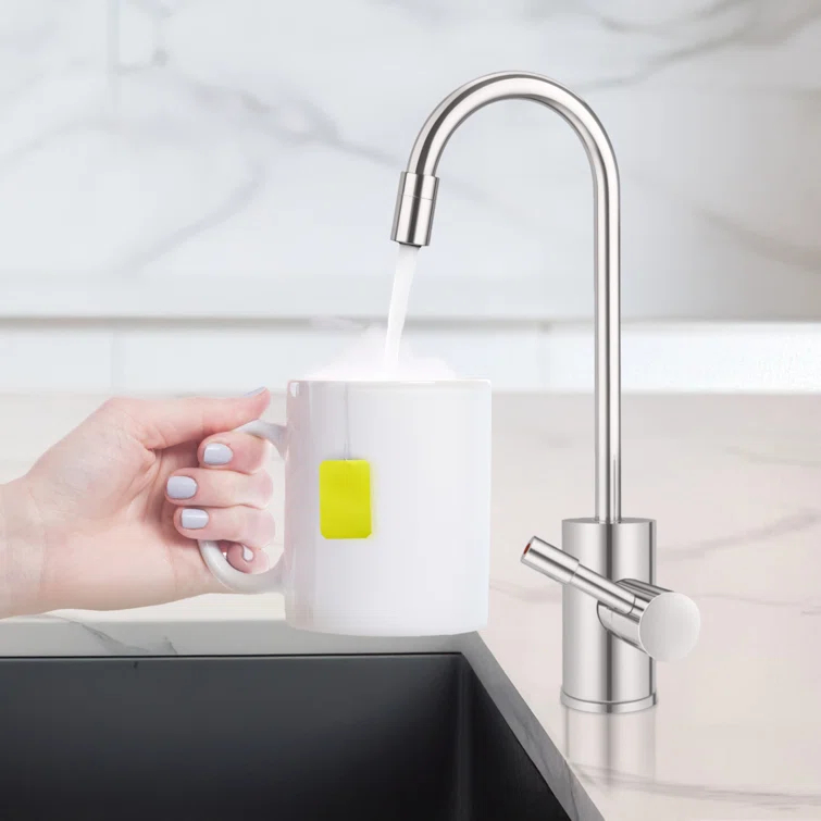 RH150 Instant Hot Water Dispenser System, Single-Handle Faucet with Under Sink Compact Tank