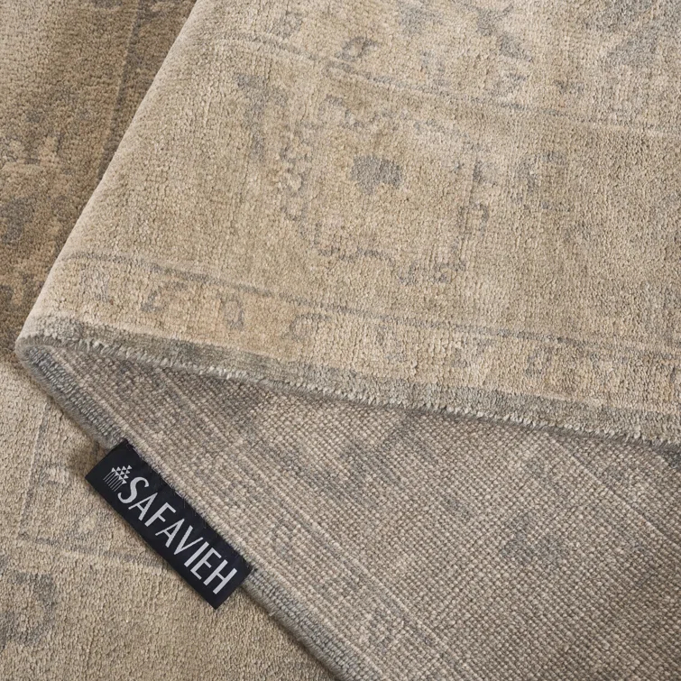 Oushak Hand Knotted Wool Oriental Rug