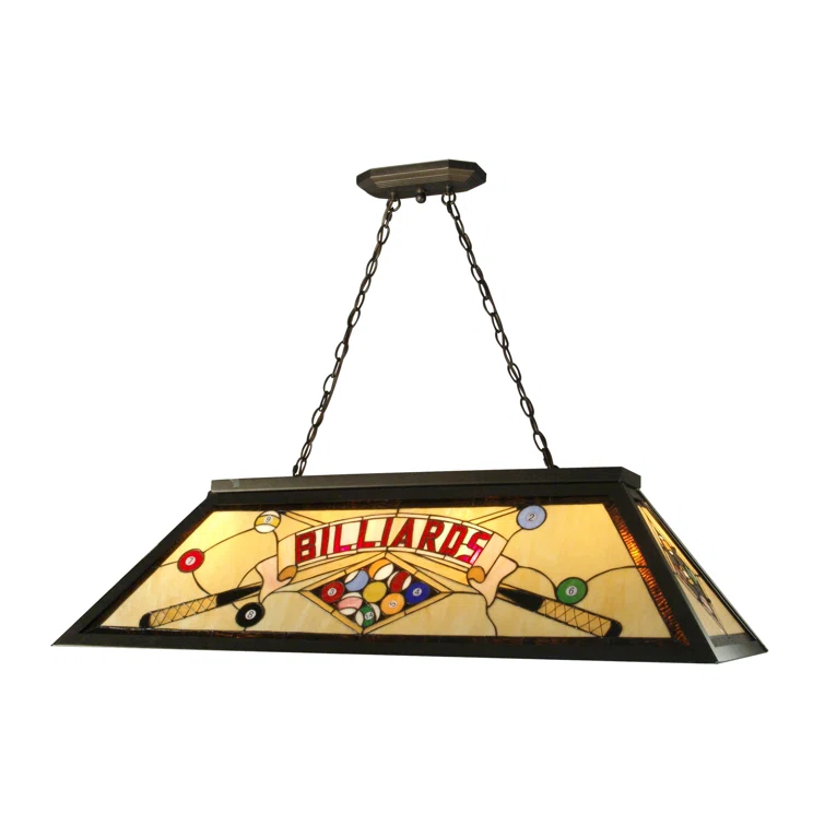 Winston Porter Mordenhill 4 - Light Yellow Pool Table Lights Pendant