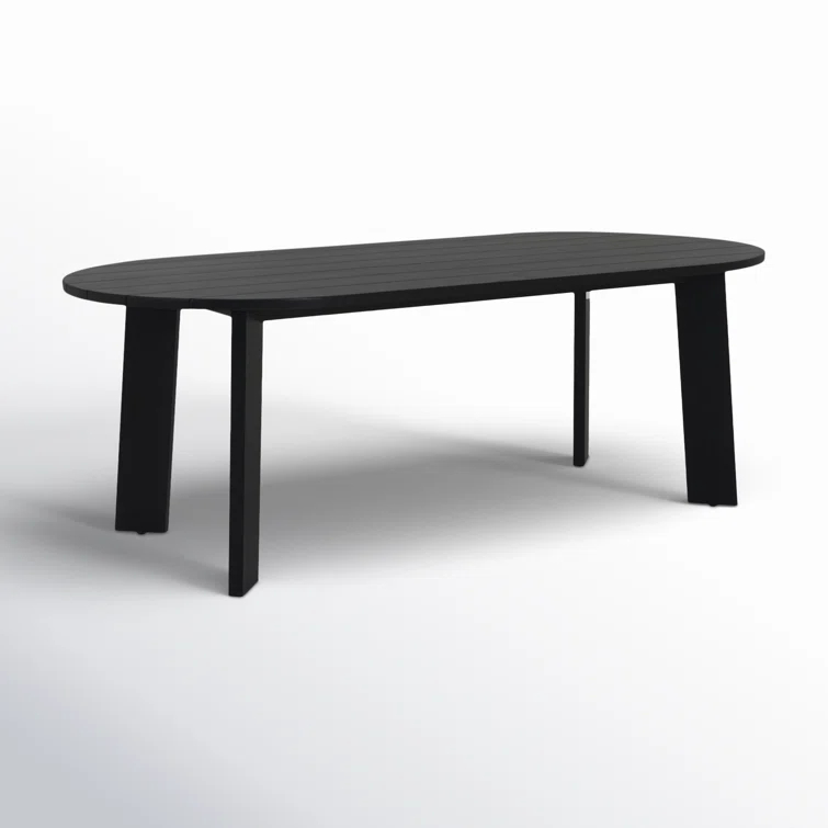 Pernelle 84'' Oval Outdoor Dining Table