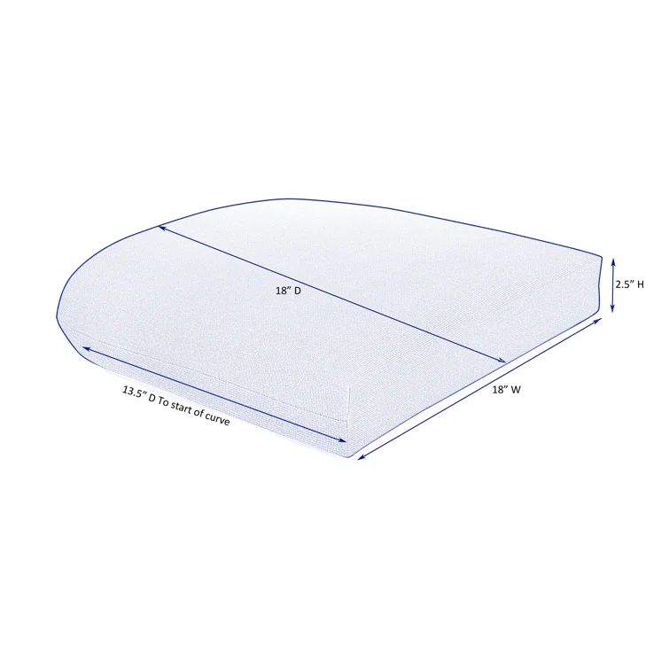 Sol 72 Outdoor™ Sunbrella Seat Cushion 18'' W x 18'' D