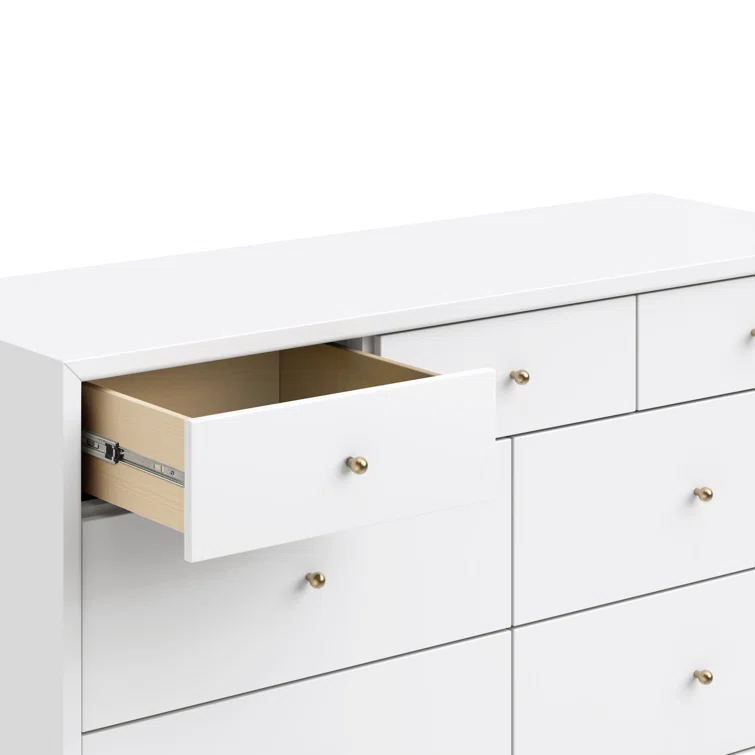 Palma 7 Drawer 53" W Double Dresser