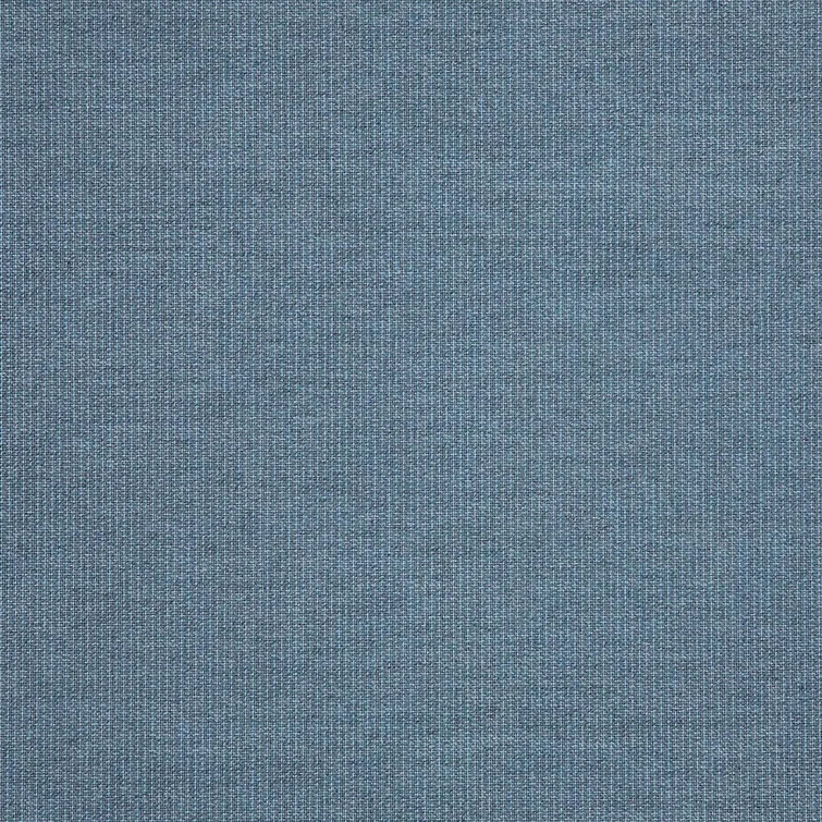 Palazzo Blue Cushioned Outdoor Chaise Lounge with Metal Frame