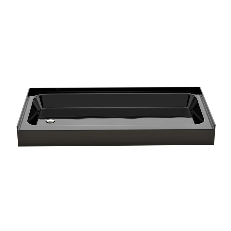 Voltaire 60 X 30 Shower Pan Base With Left Drain In Glossy