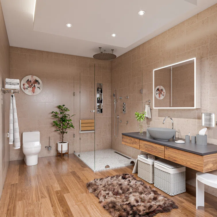 Concealed 3 Way Thermostatic Valve Shower Mixer