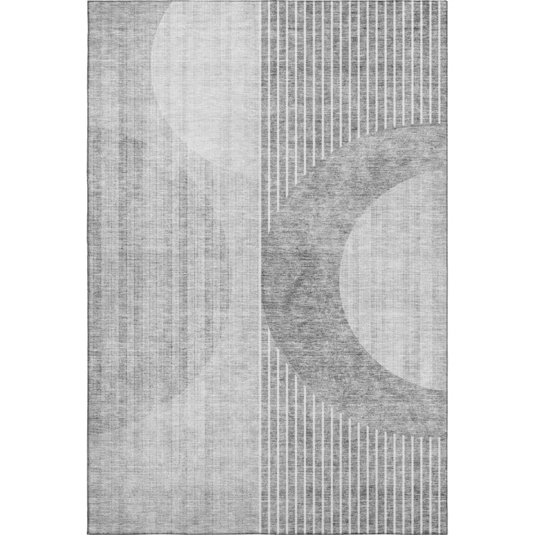 Premium Machine Washable Mayfield Gray Rug