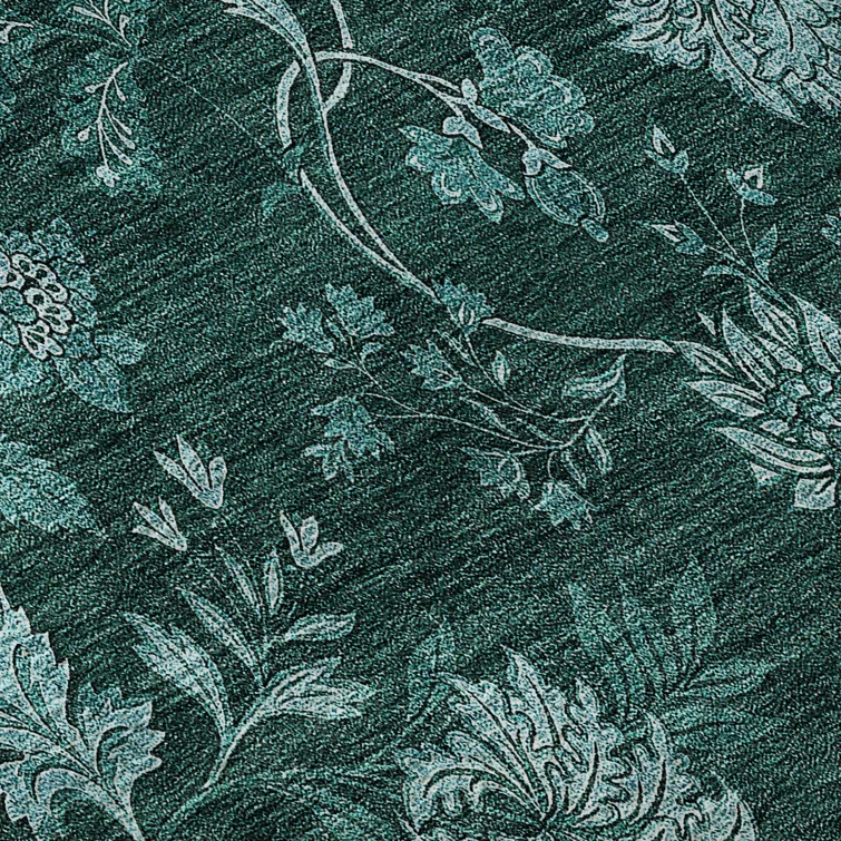 Premium Machine Washable Mayfield Teal Rug