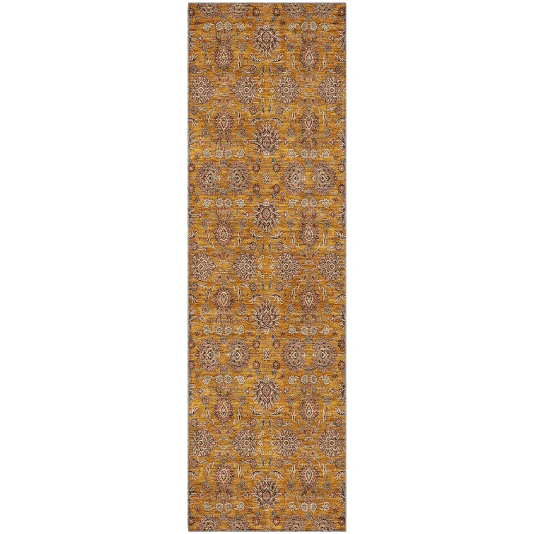 Premium Machine Washable Mayfield Copper Rug