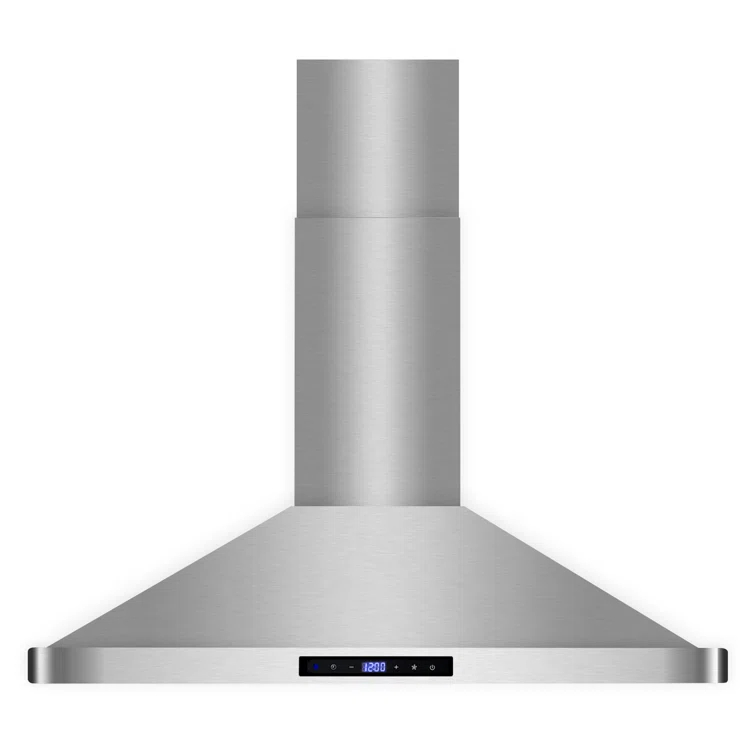 Cosmo 36 in. Vista Collection Ducted Wall Mount Range Hood, Touch Controls, LED Lights, Permanent Filters, Stainless Steel