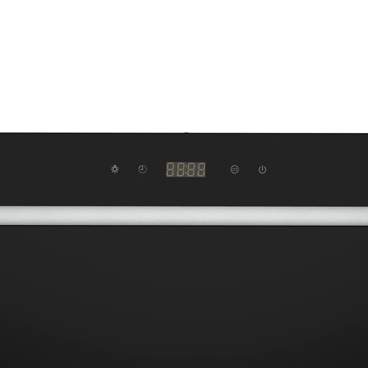 Streamline 36 In. T-11503-1-DL Isernia Ductless Insert 350 CFM Range Hood In Glossy Black With Mesh Filters, Touchpad Control, LED Lights