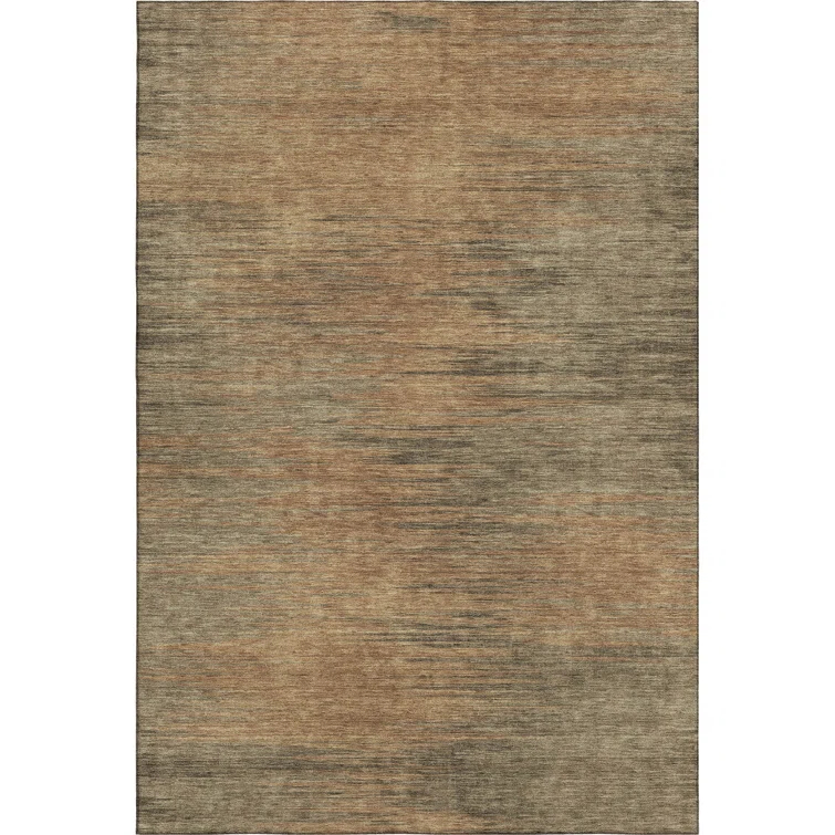 Premium Machine Washable Mayfield Terracotta Rug