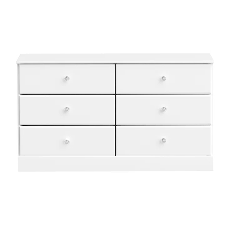 Mcclarrie Simplistic 6 Drawer 47.5" W Double Dresser