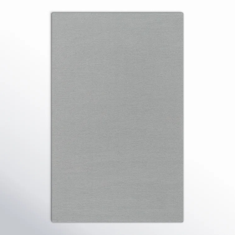 Crowe Hand Loomed Performance Wool Gray Area Rug