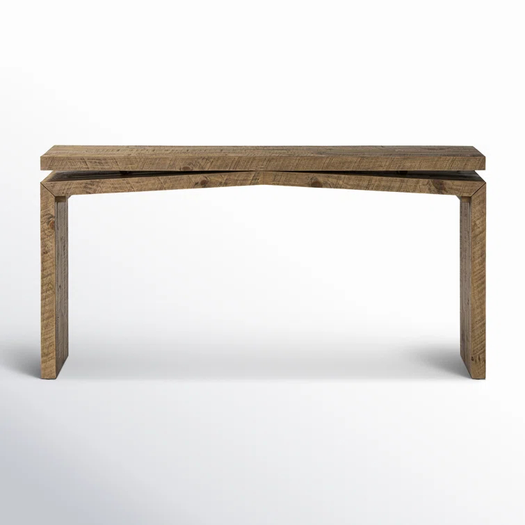 Matthes 60" Sierra Rustic Natural Solid Wood Console Table