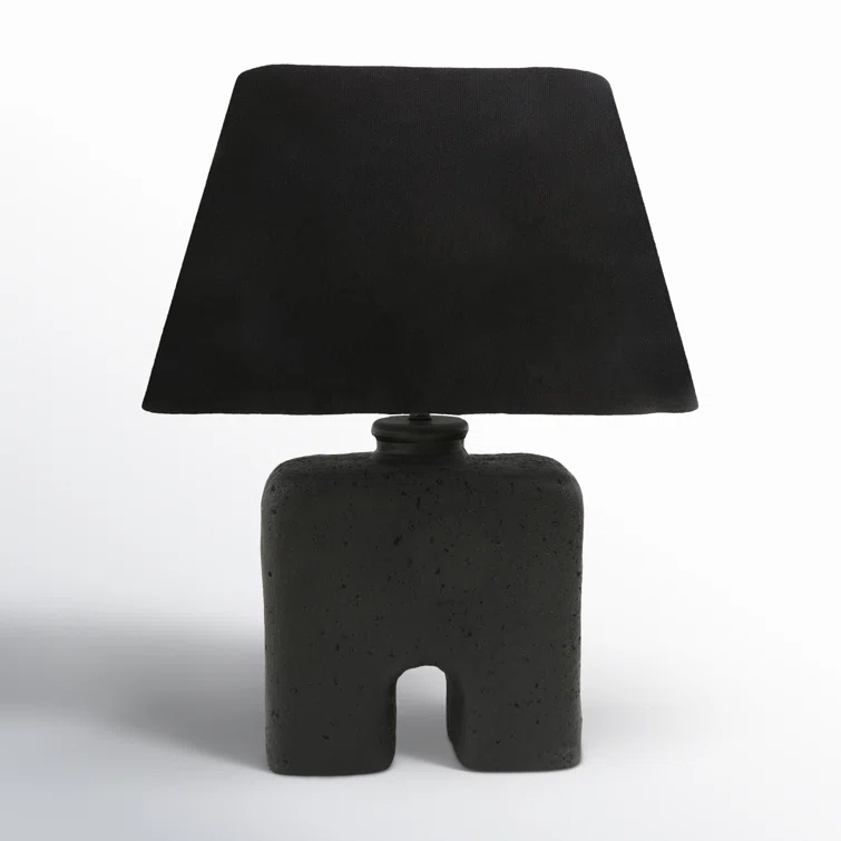 Yara Black EcoMix Arc Table Lamp