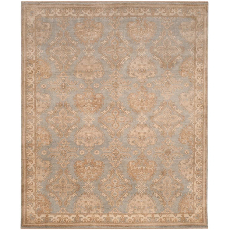Sivas Hand Knotted New Zealand Wool Ikat Rug