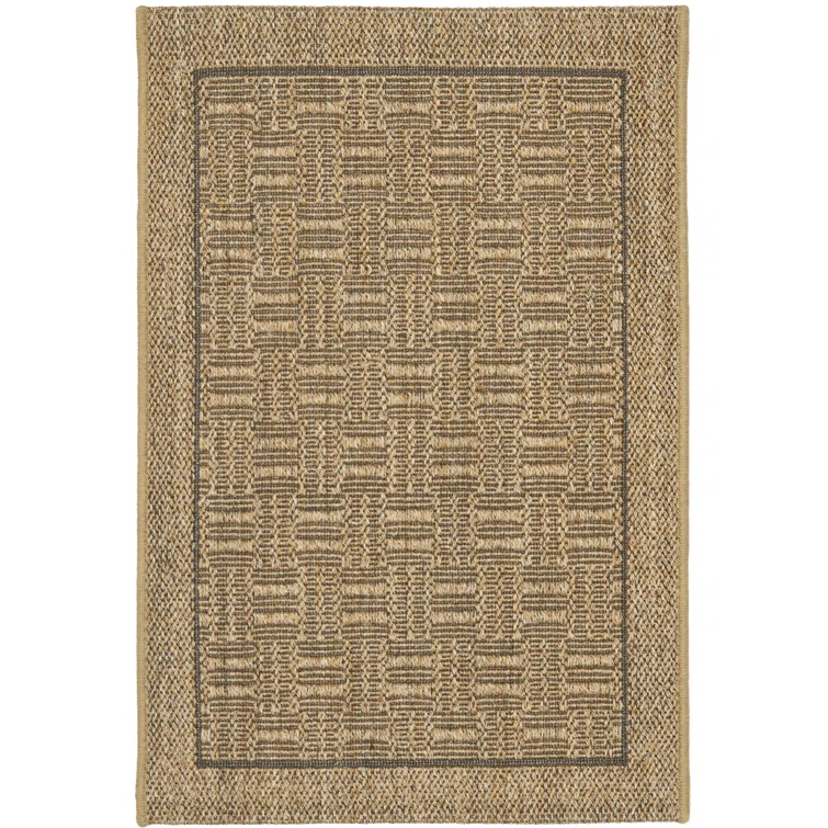 Girard Beach Jacquard Weave Sisal & Jute Geometric Rug