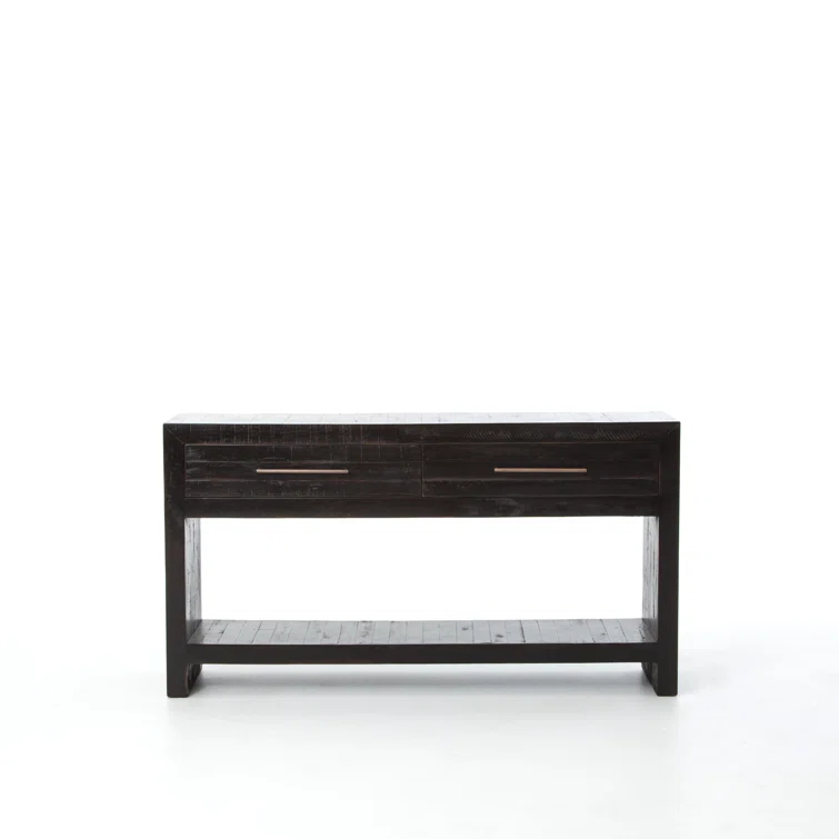 Alexa Burnished Pedestal Console (60”)