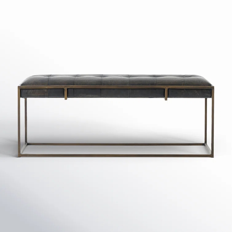 Jazelle Genuine Leather Bench