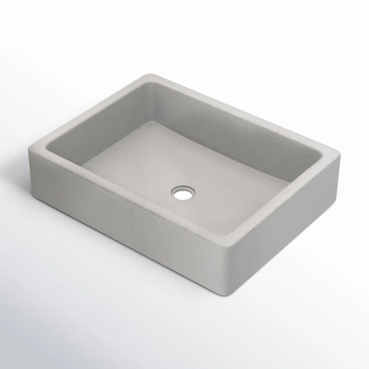 NativeStone Stone Handmade Rectangular Undermount Bathroom Sink