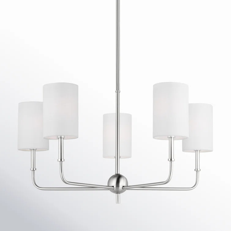 Rowley 5 Light Metal Dimmable Chandelier