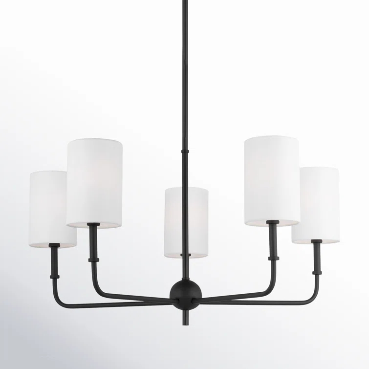 Rowley 5 Light Metal Dimmable Chandelier